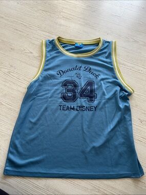 Disney Blue Donald Duck '34' Team Jersey from Tokyo Disney M-L unisex